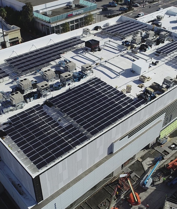 Hillsdale Bifacial Flat roof